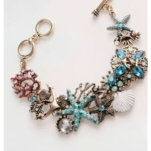 Betsey Johnson Boho Vintage Ocean Element Bracelet